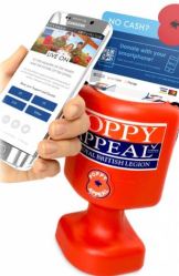 Cashless Donations using NFC enabled merchandise