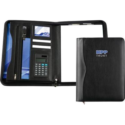 A4 Deluxe Zipped Folder with Calculator