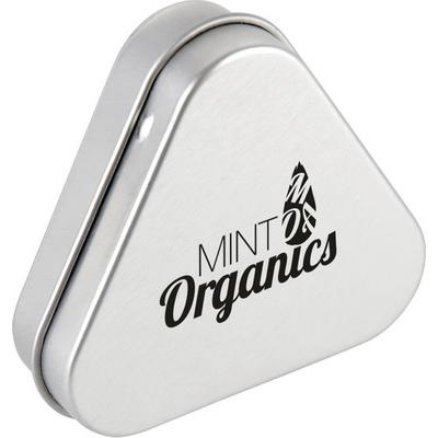 Promotional Triangular Mint Tins Branded with Logo