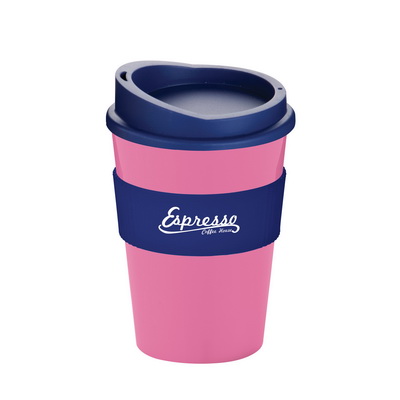 plastic coffee mugs with logo