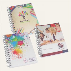 personalized spiral notebook