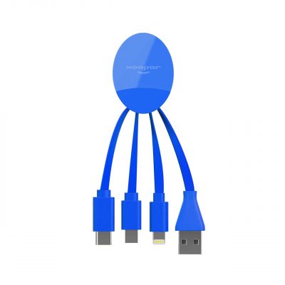 branded multi device charging cable