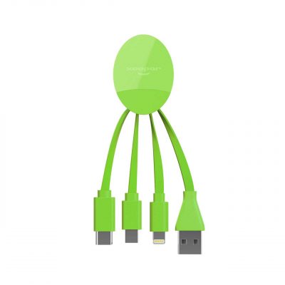 branded multi device charging cable
