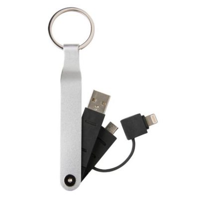 2-in-1 keychain cable MFi licensed