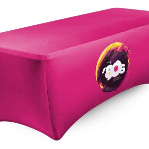 custom printed fitted tablecloths