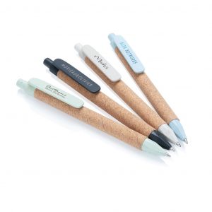 Promotional Recycled Ballpens from Wheat Straw and Cork
