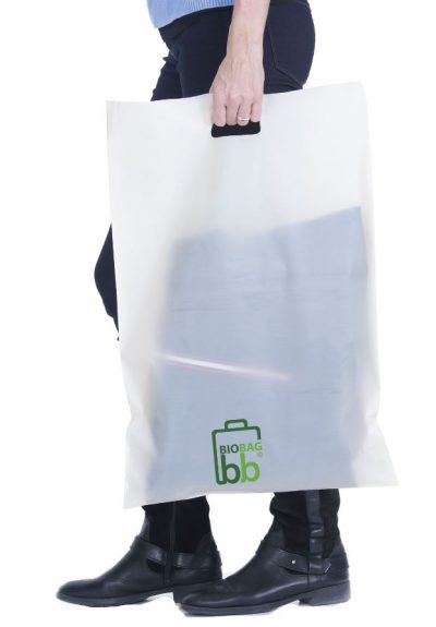 Bio Die Cut Shopping Bag Custom Printed
