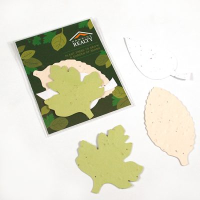 Single-Sided Herb Seed Paper Shape Pack