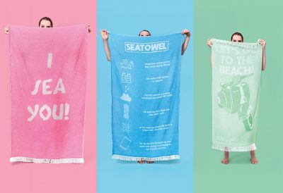 Promotional Sustainable BottleTowel from RPET