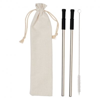 Promotional Reusable Stainless Straw Set