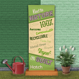 100% Recyclable Roller Banner