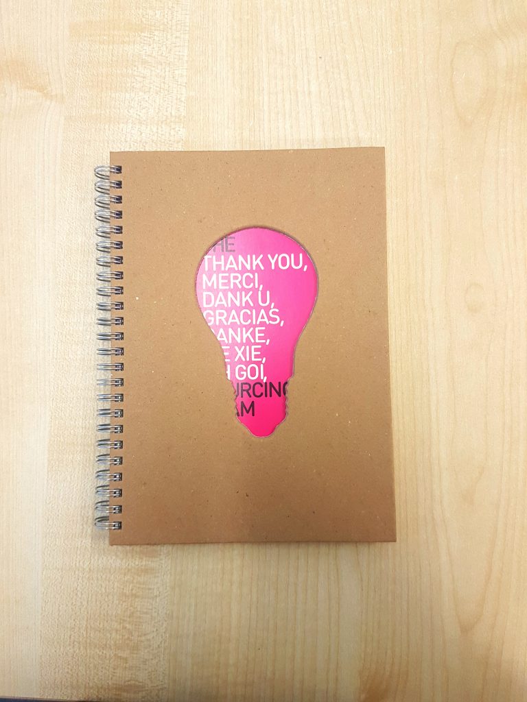 Sustainable Die Cut Notebook Recycled Paper The Sourcing Team
