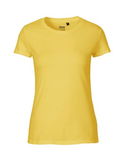 Ladies Fit T-shirt Organic Fair Trade Certified Cotton